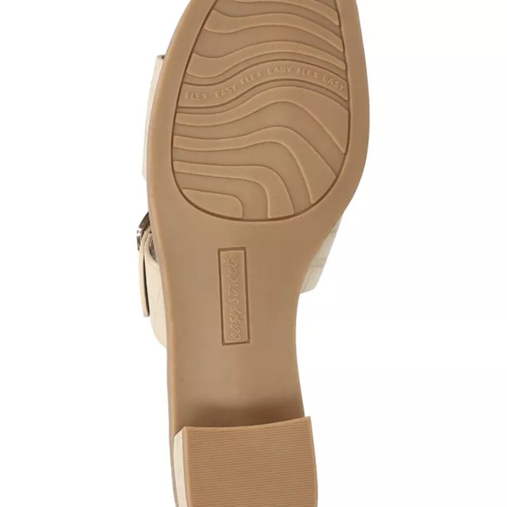 EASY STREET Taupe Viviana Slide Sandals/NIB/8.5M - Picture 4 of 12